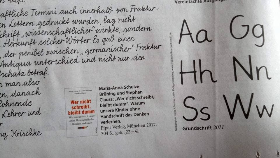 Stirbt das Schreiben mit der Hand aus?
